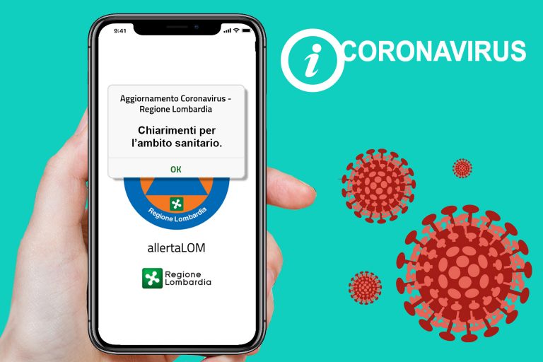 Coronavirus, nasce l’app “allertaLOM”
