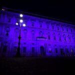 Palazzo Marino viola