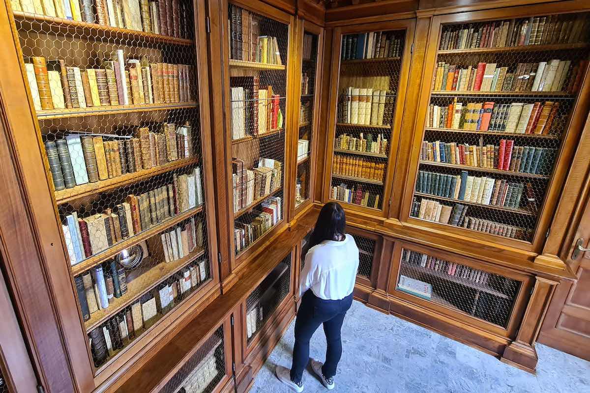 Umberto Eco, studiolo alla Biblioteca Braidense a Milano