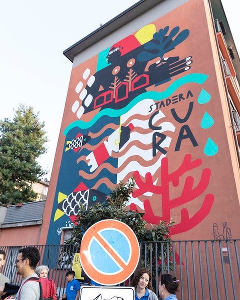 Quartiere Stadera, murale anti-smog