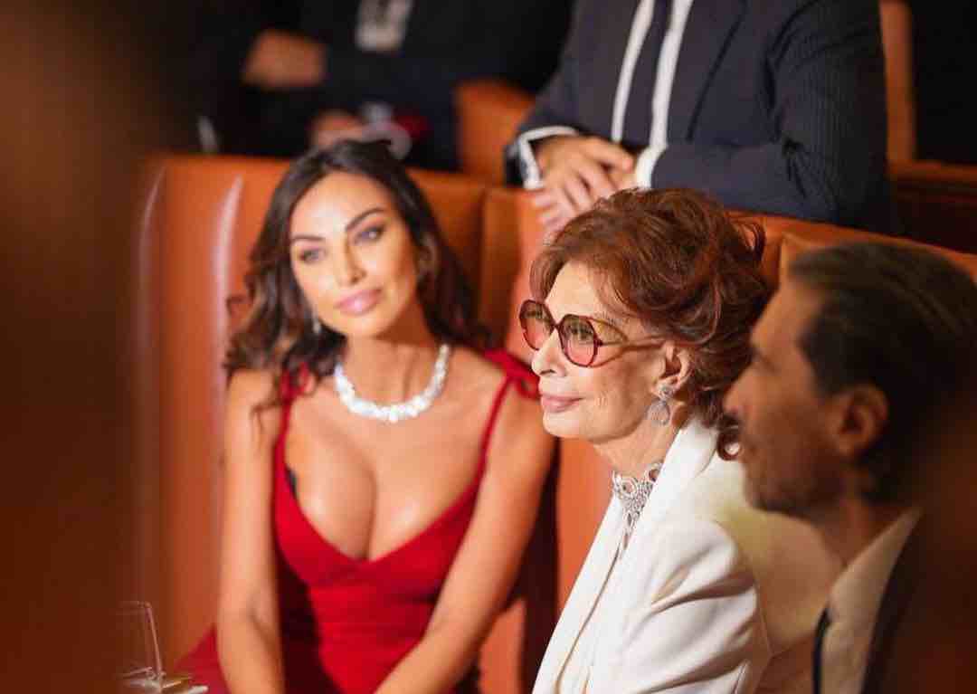 Madalina Ghenea e Sophia Loren
