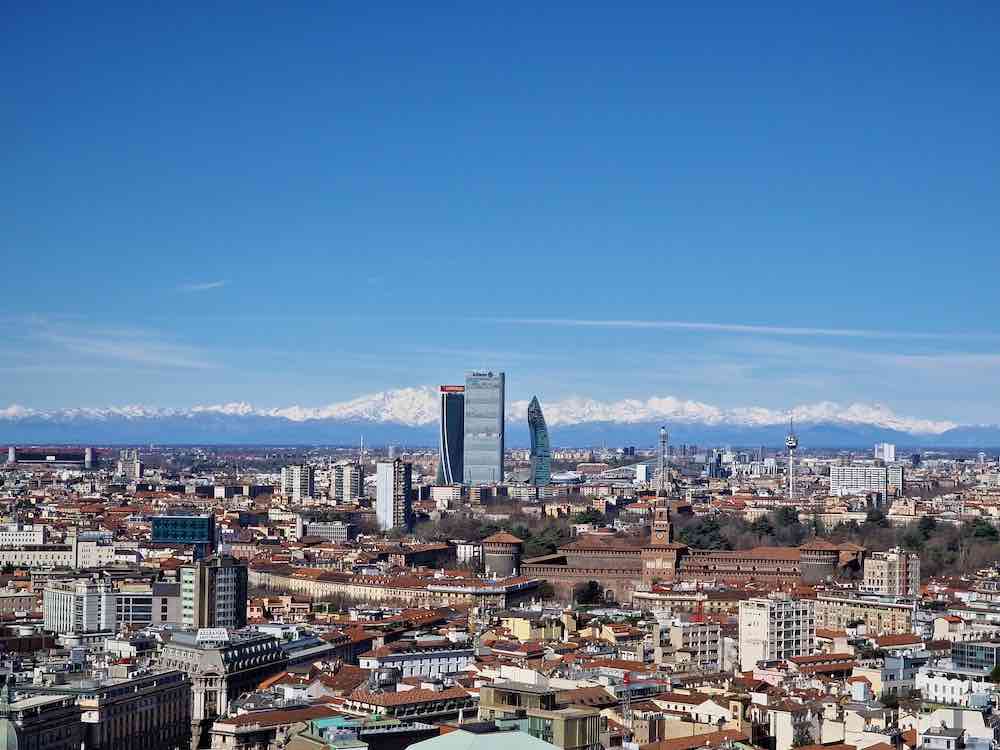 Guardare Milano dallalto, Panorama 2