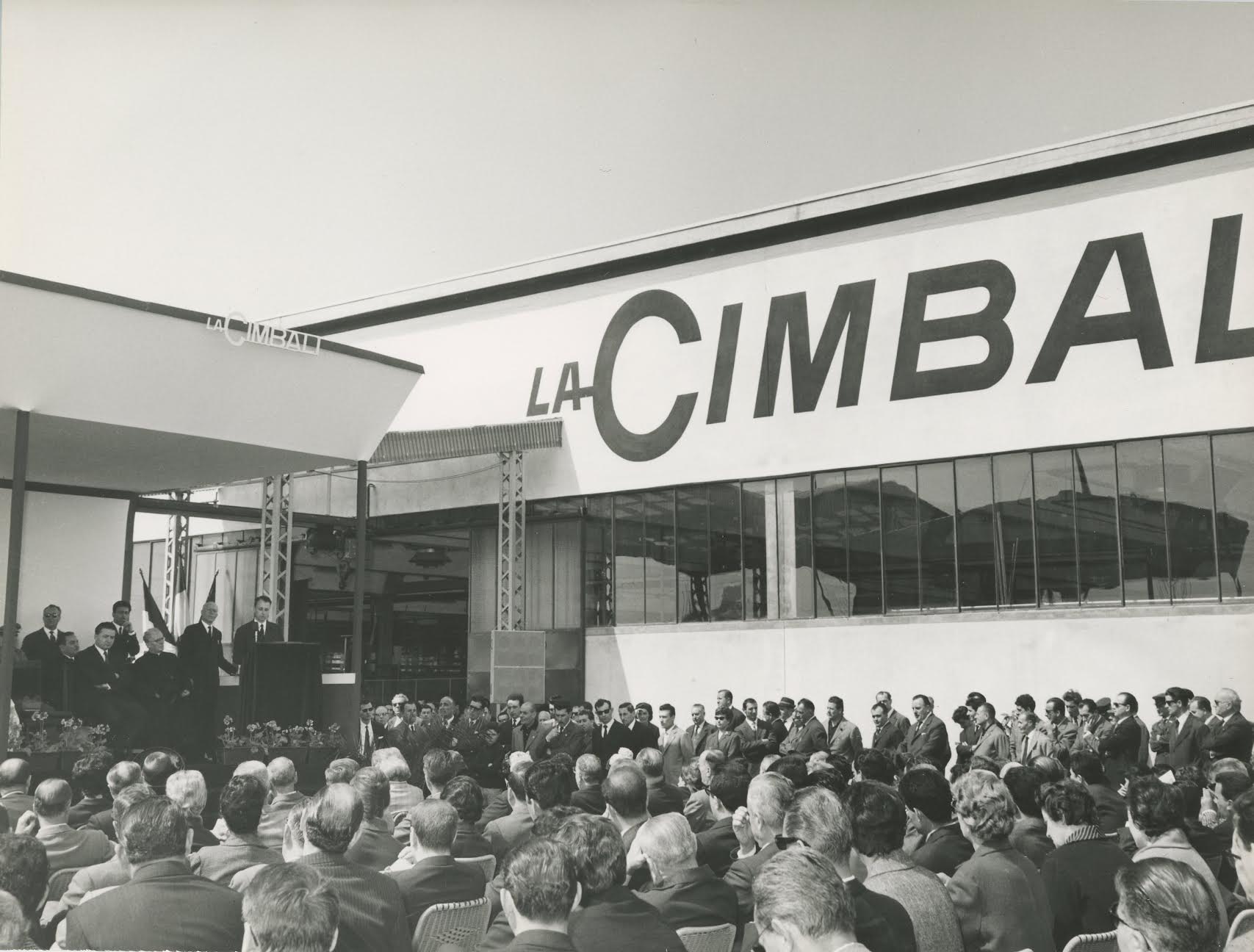 Inaugurazione Stabilimento La Cimbali a Binasco, 1963- Caveau digitale MUMAC-archivio storico