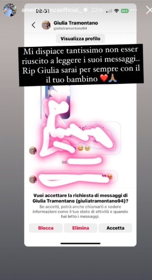 Post di Amedeo Venza su Giulia Tramontana