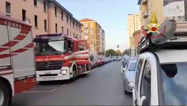 Incendio nella casa di riposo per coniugi in zona Corvetto a Milano, incendio nella rsa casa dei coniugi
