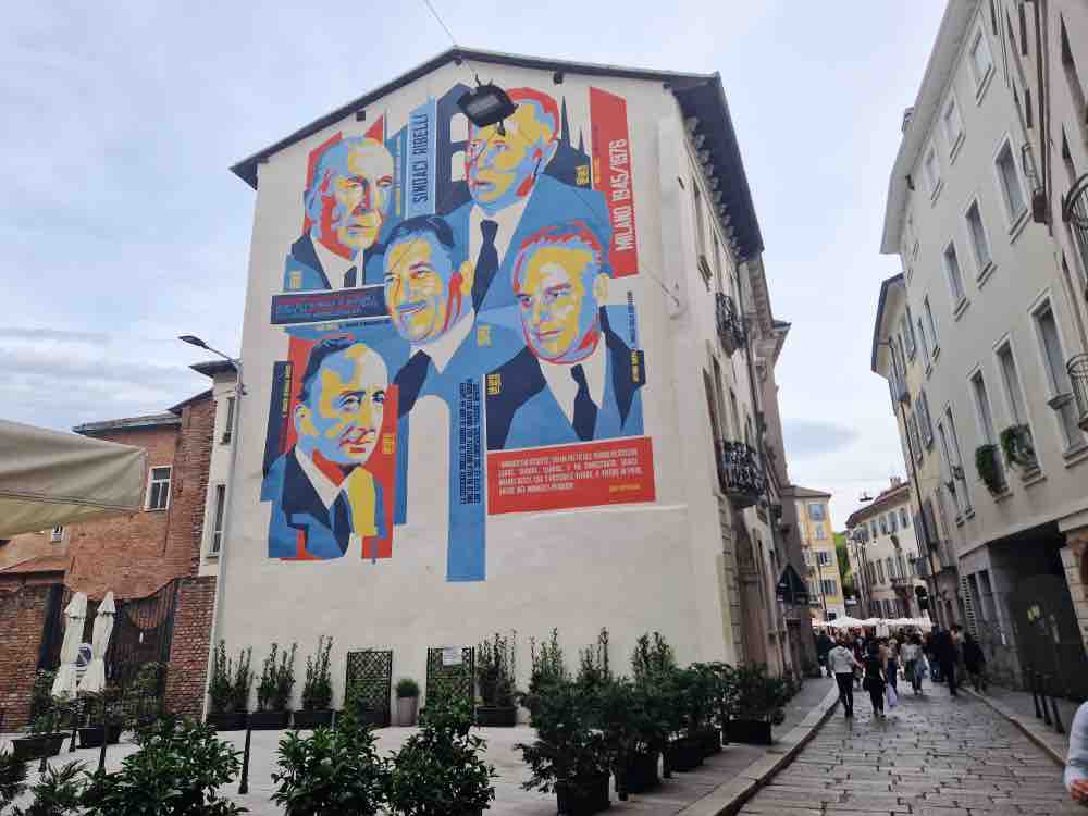 Milano antifascista, il murale di via Lupetta di OrticaNoodles