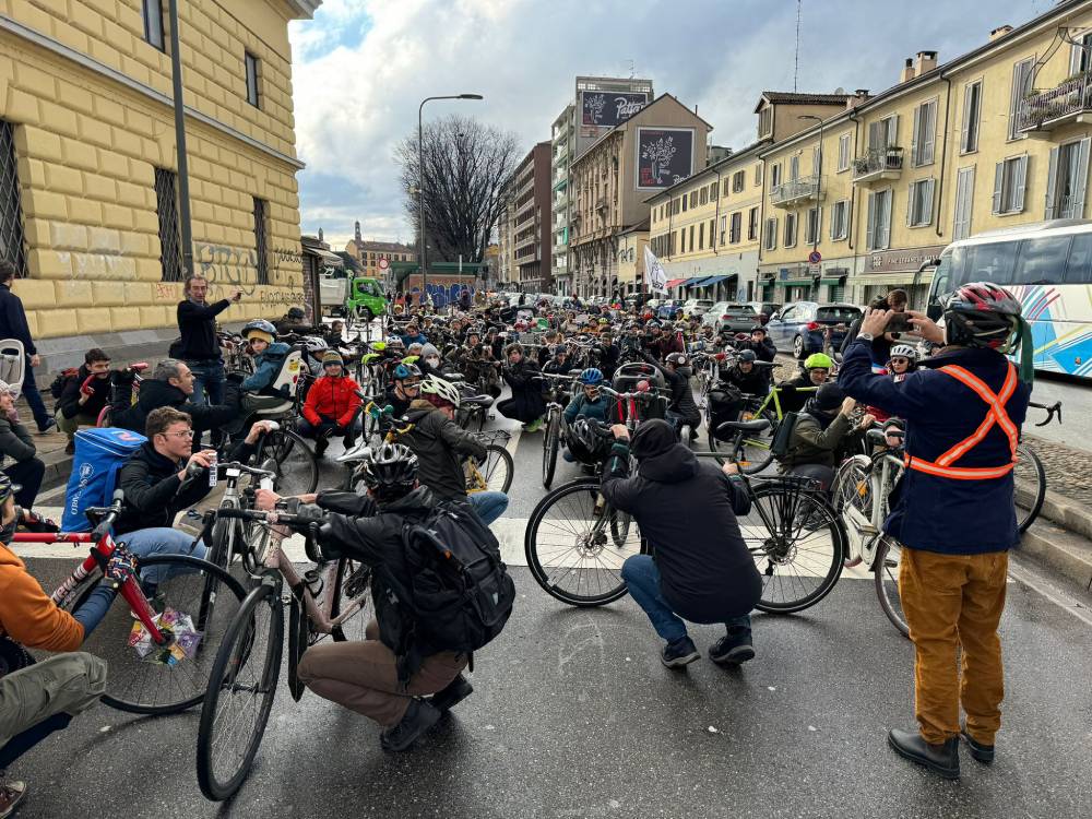 Incidenti stradali, la protesta a Milano